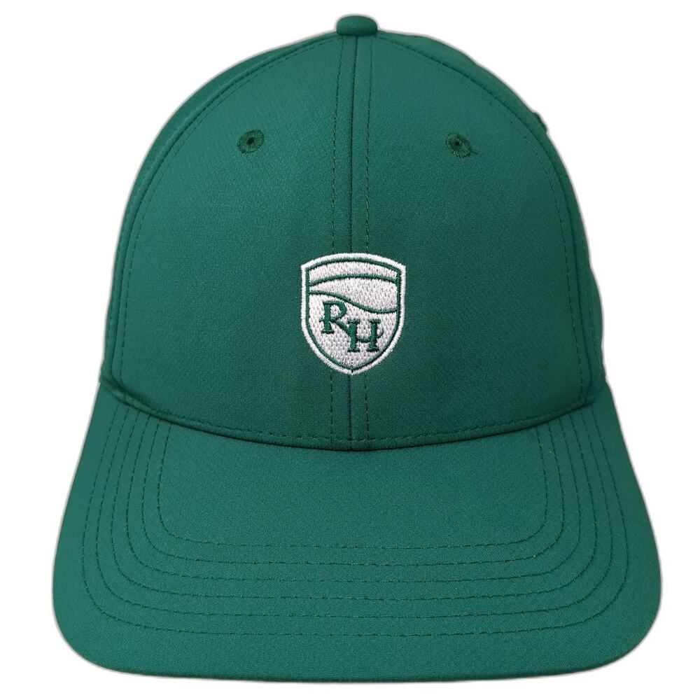 Ahead Baseball Cap Green One Size Slideback Performance Caddie RH Shield Hat